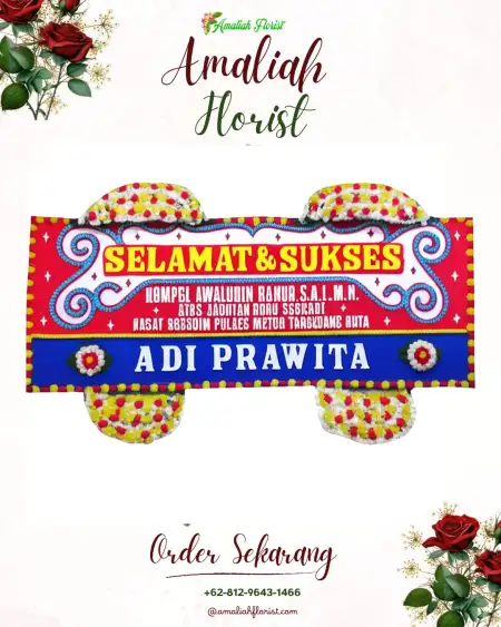 Papan Bunga Ucapan Selamat Balearjosari